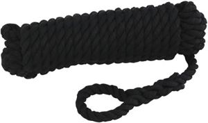 Lepuuttajan köysi Talamex musta 10 mm x 2,5 m