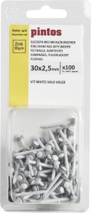 Peltinaula Pintos Valkoinen 30 x 2,5 mm