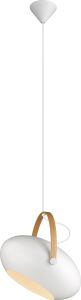 Riippuvalaisin Halotech D.C Valkoinen/tammi Ø40 cm