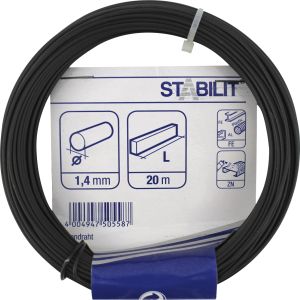 Rautalanka Stabilit Antrasiitti 1,4 mm x 20 m