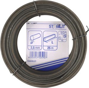 Rautalanka Stabilit Hehkutettu 2,5 mm x 25 m