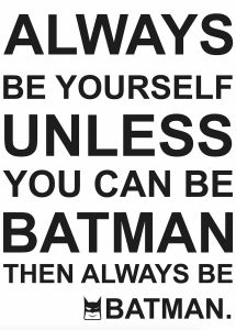 Julistetarra Plage Batman