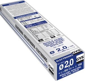 Rutiilipäällysteinen hitsauspuikko Gys 2 mm 155 kpl