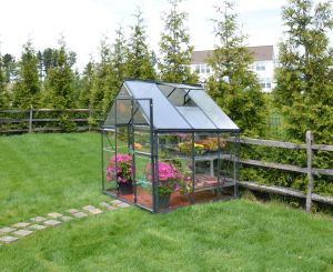 Kasvihuone Palram-Canopia Hybrid 3,4 m² (185 x 184 cm) harmaa