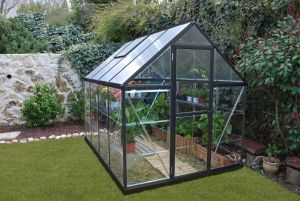 Kasvihuone Palram-Canopia Hybrid 4,6 m² (185 x 248 cm) harmaa