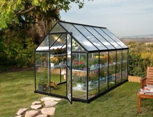 Kasvihuone Palram-Canopia Hybrid 5,6 m² (185 x 305 cm) harmaa