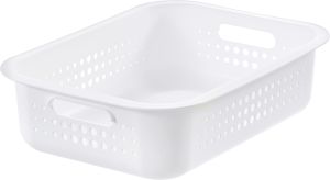 Säilytyskori SmartStore Basket Recycled 6 L Valkoinen 37 x 28 x 10 cm