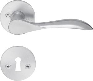 Väliovenpainike Beslagsboden Design B857KMN Mattaharjattu kromi