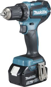 Porakone Makita LXT DDF485RTJ + 2 kpl 5,0 Ah akku