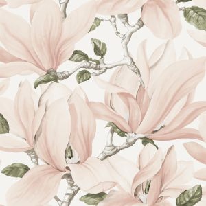 Kuitutapetti Maison Magnolia Vaaleanpunainen