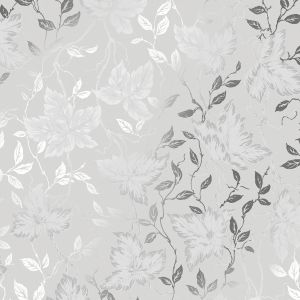 Kuitutapetti Sandudd Rantaniitty Viinimarja Harmaa