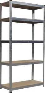 Metallihylly Steel 5 90 x 40 x 180 cm