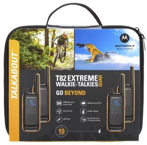 Radiopuhelinsetti Motorola Talkabout T82 Extreme Quad Oranssi-musta