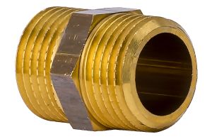 Kaksoisnippa R10 3/8&quot; messinki