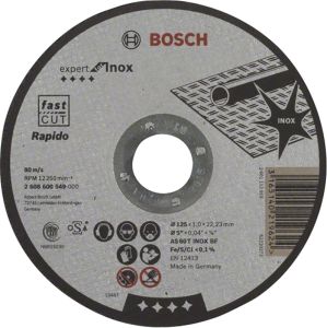 Katkaisulaikka Bosch 125 x 1mm Expert for Inox Rapido