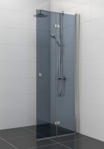 Taittuva suihkuseinä Nordium savu 80 cm