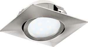 Uppospotti Eglo Pineda 1 84 x 84 mm Valkoinen Suunnattava