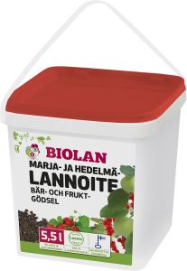 Marja- ja hedelmälannoite Biolan 5,5 l