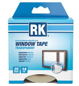RK Ikkunateippi Kirkas 25mm x 14m