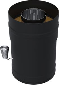 Teräspiipun savupelti Harvia musta WHP270SPM