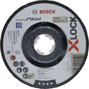 Hiomalaikka Bosch X-LOCK Expert for Metal 125 mm 6 mm