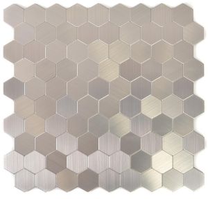 Tarramosaiikki Hexagon Metal