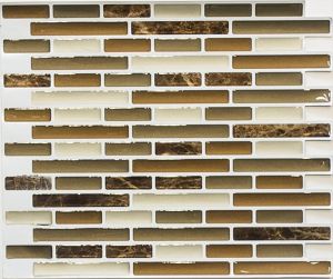 Tarramosaiikki Marmori Mix Ruskea vinyyli 4 kpl