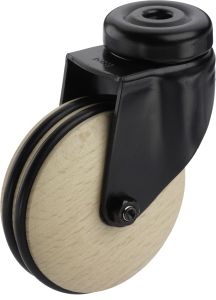 Kääntöpyörä Ø 50 mm Puu