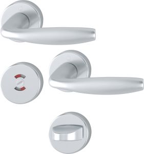 Väliovenpainike Swedoor New York Hopea WC-vääntönupilla