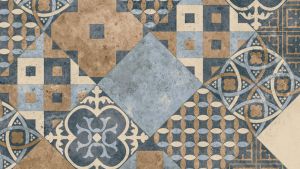 Vinyylimatto Tarkett Iconik 260D Zaragoza Tile Indigo 2 m