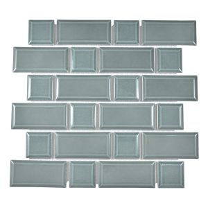 Mosaiikkilaatta Fliesen Metro Uni vihertävä 29,4 x 29,1 cm