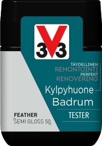 Kaakelimaali Seinille V33 Feather 75 ml Testeri