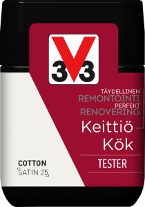 Kalustemaali Keittiö V33 Cotton 75 ml Testeri