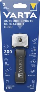 Otsavalo Varta Outdoor Sports Ultralight H30R Valkoinen