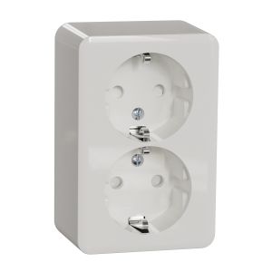 Pistorasia 2-os Schneider Electric Exxact Pinta-asennus