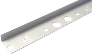 Laattapäätelista Dione Valkoinen 8 mm 2,5 M
