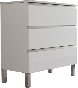 Kylpyhuonekaluste Ordonez Malaga mattavalkoinen 80 cm