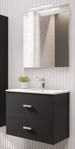 Allaskaappi Ordonez Star 60 cm mattamusta