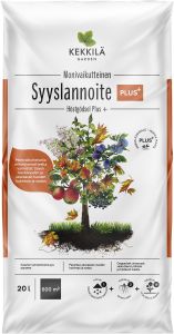 Syyslannoite Kekkilä Plus+ 20 l