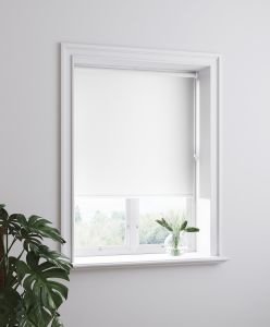 Pimentävä Rullaverho Hasta 160 x 185 cm Valkoinen