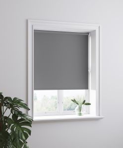 Pimentävä Rullaverho Hasta 160 x 185 cm Harmaa