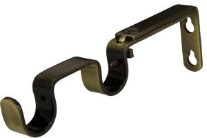 Tuplaseinäkannake Hasta Antiikkimessinki 16/19 mm