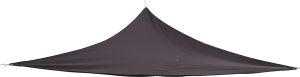 Aurinkopurje Sunfun 3,6 x 3,6 x 3,6 m antrasiitti