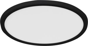 Kylpyhuoneen Plafondi Nordlux Oja Musta Ø 29 cm