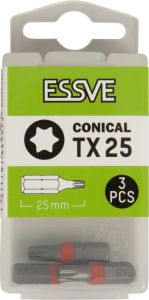 Kärki Essve TX25 25 mm 3 kpl