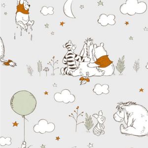 Paperitapetti Sandudd Kids@Home Winnie The Pooh Up And Away 108594