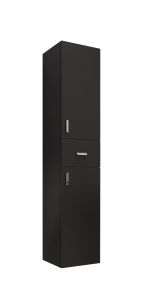 Korkeakaappi Star 187 cm mattamusta