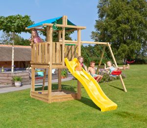 Leikkitorni Jungle Gym Hut Swing Module