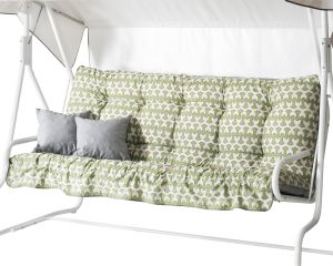 Pehmuste Varax DeLuxe/Monica/Suvi keinu valkovihreä