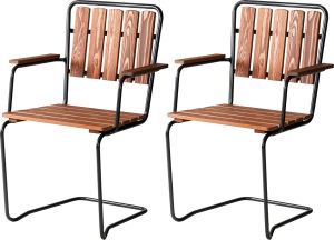 Tuolisetti Varax Suvisaari ruskea 2 kpl